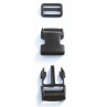 Sliding plastic snap clasp