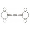 HAPPY MOUTH Three-Ring Snaffle Bit
