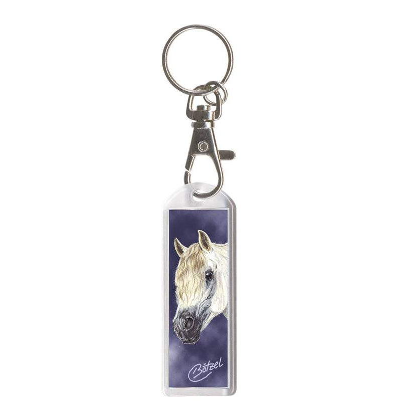 Key Chain with Carabine "Exclusive Pferdemotive" Welsh Pony