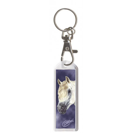 Key Chain with Carabine "Exclusive Pferdemotive" Welsh Pony