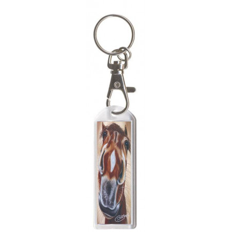 Key Chain with Carabine "Exclusive Pferdemotive" Sassi