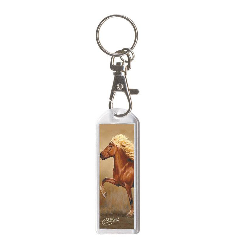 Key Chain with Carabine "Exclusive Pferdemotive" Shetty Rapport Dirk