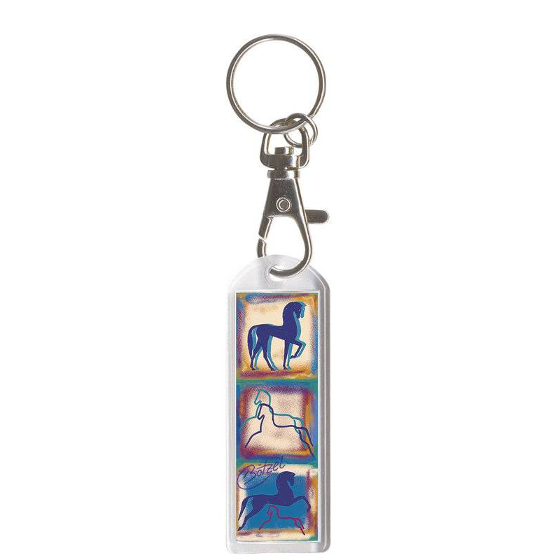 Key Chain with Carabine "Exclusive Pferdemotive" Tintoretto