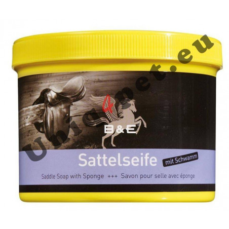 B&E Saddle Soap with Sponge