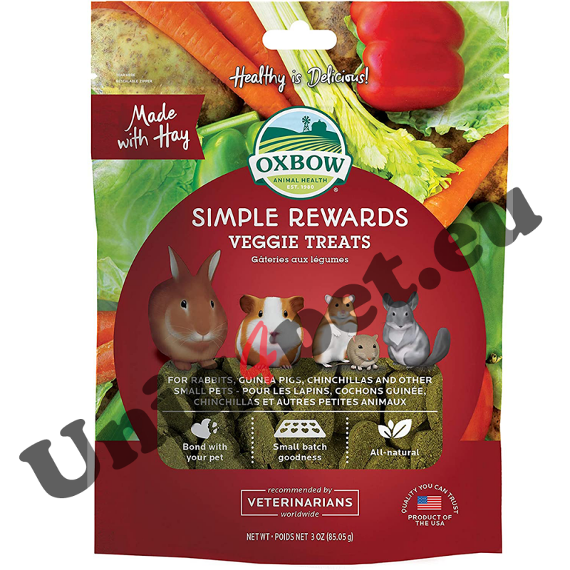 Oxbow Simple Rewards Veggie Treats, 40g